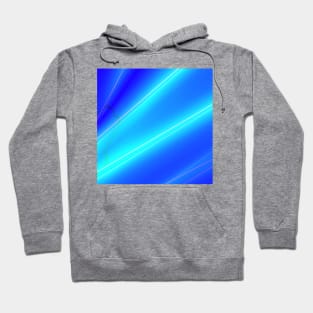 sky blue dark blue stripes abstract texture Hoodie